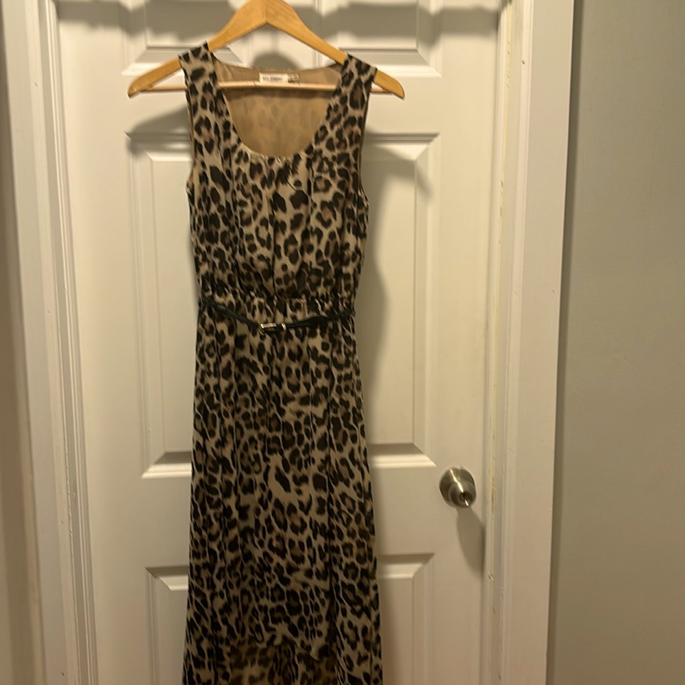 Blu pepper leopard dress S